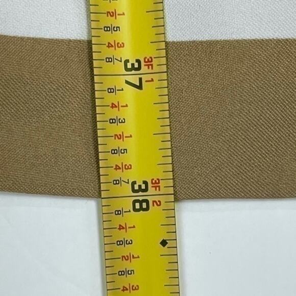 Ronnie Nicole Orange Tan Fit & Flare Striped Career Office Dress NWOT Size 8 - Picture 14 of 14